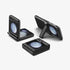 ACS06227 - Galaxy Z Flip 5 Case Tough Armor Pro in black showing the back with phone fully open